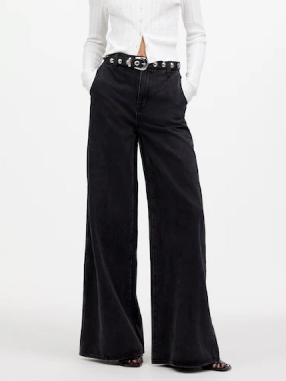 Madewell Wide Sweep Denim Trousers Jeans Size 32